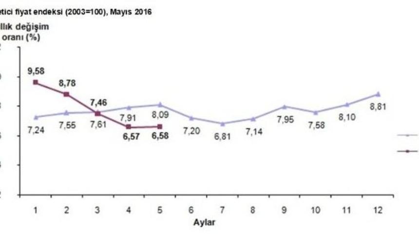Tüfe’de Mayıs Ayında Artış Yaşandı