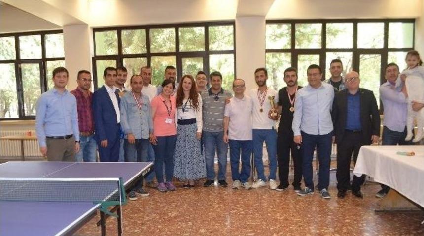 Medaş &Ccedil;alışanları Arasında Masa Tenisi Turnuvası
