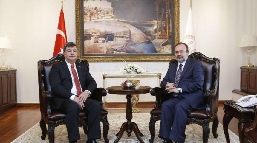 Thk Başkanı Atılgan&rsquo;dan Diyanet İşleri Başkanı G&ouml;rmez&rsquo;e Ziyaret
