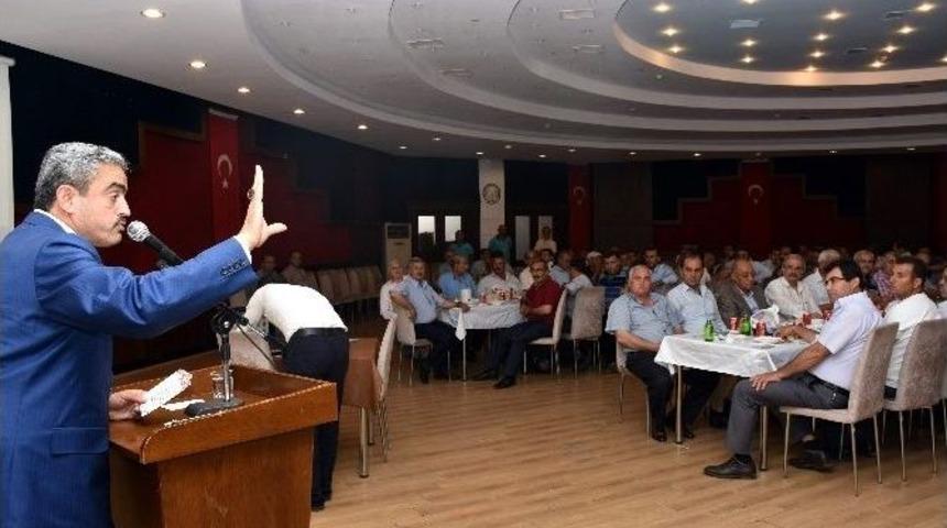 Alıcık, 82 Mahalle Muhtarı İle Yemekte Buluştu