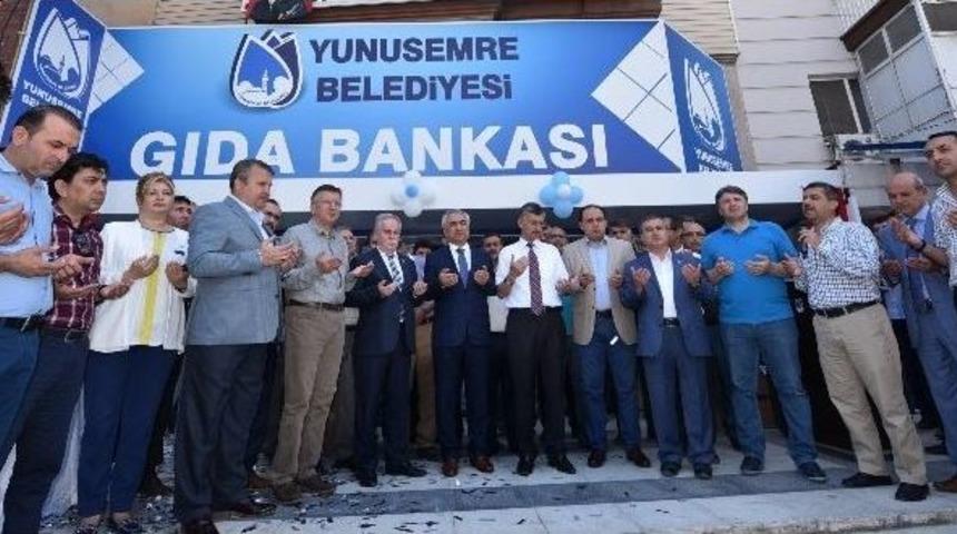 Yunusemre Gıda Bankası A&ccedil;ıldı