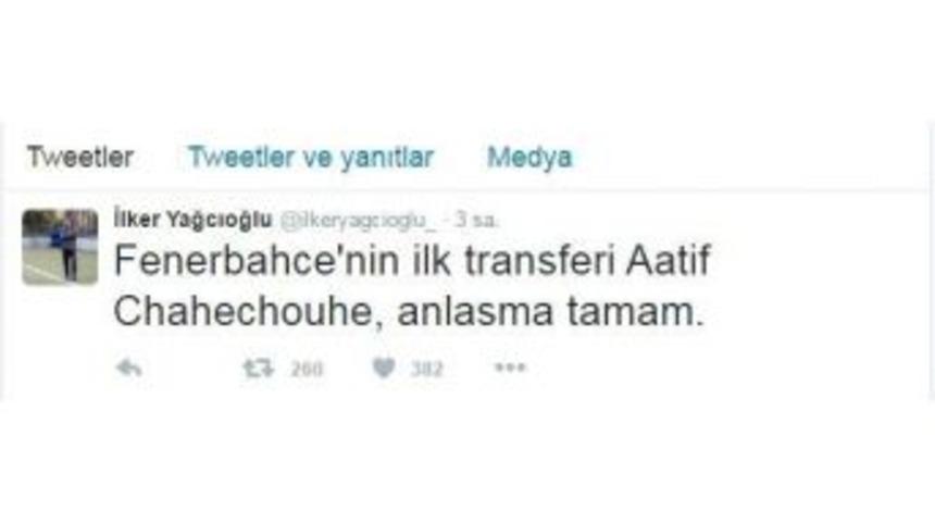 Aatıf, Fenerbahçe İle Anlaştı İddiası