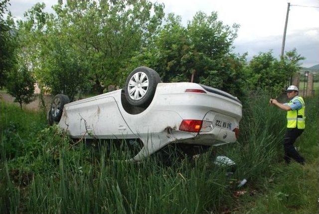 Tokat’ta Trafik Kazası: 1 Yaralı