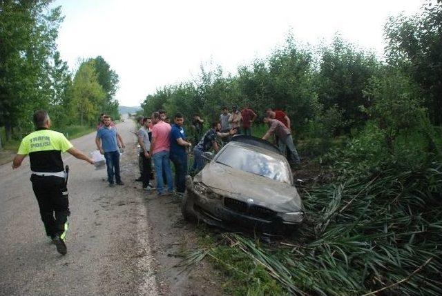 Tokat’ta Trafik Kazası: 1 Yaralı