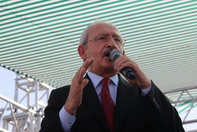 Chp Lideri Kılıçdaroğlu: 