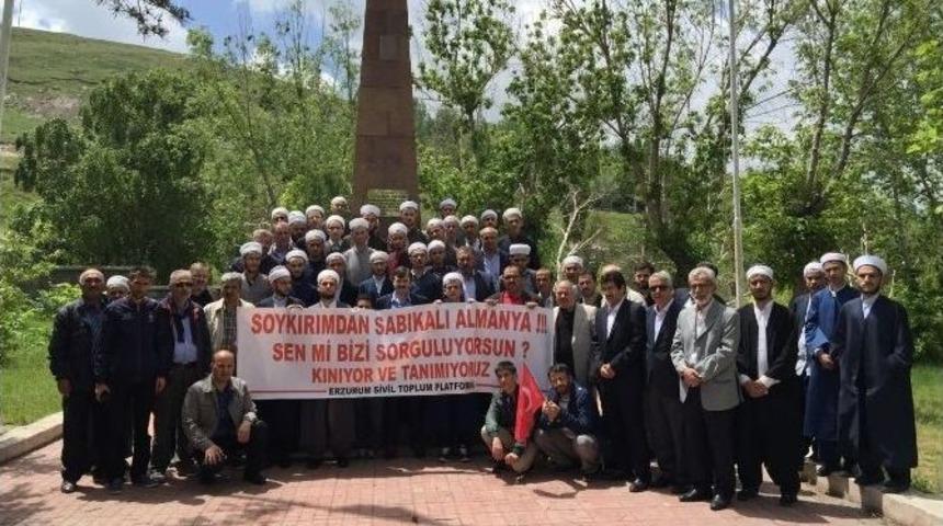 Erzurum Sivil Toplum Platformu&rsquo;ndan Almanya&rsquo;ya Sert Tepki
