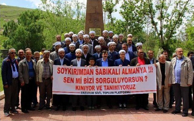 Erzurum Sivil Toplum Platformu’ndan Almanya’ya Sert Tepki