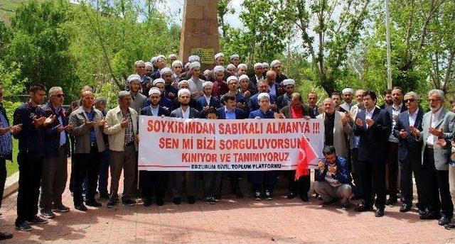 Erzurum Sivil Toplum Platformu’ndan Almanya’ya Sert Tepki