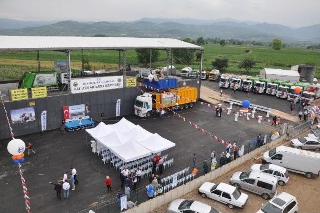 İneg&ouml;l Katı Atık Transfer İstasyonu Hizmete A&ccedil;ıldı