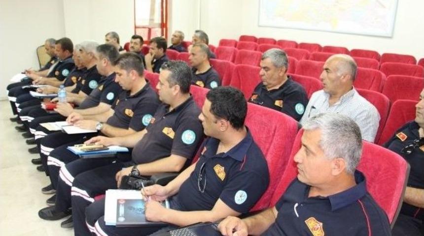 Manisa İtfaiyesinden G&uuml;venli Gelecek Toplantısı