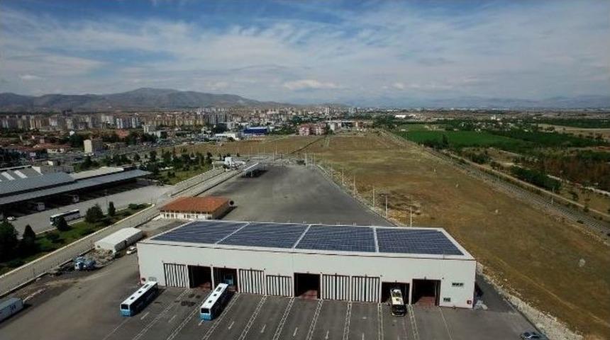B&uuml;y&uuml;kşehir, G&uuml;neş Enerji Santralinden Elektrik &Uuml;retimine Başladı
