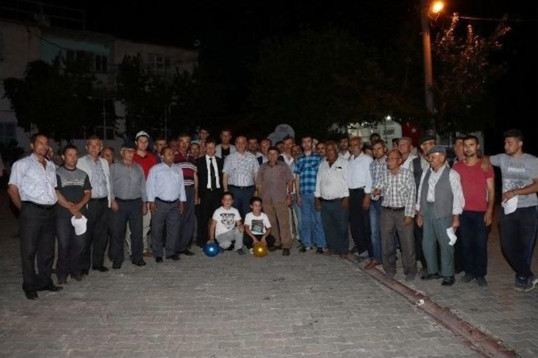 Başkan Erg&uuml;n&rsquo;den Saruhanlı&rsquo;da Eşit Ve Adaletli Hizmet Vurgusu