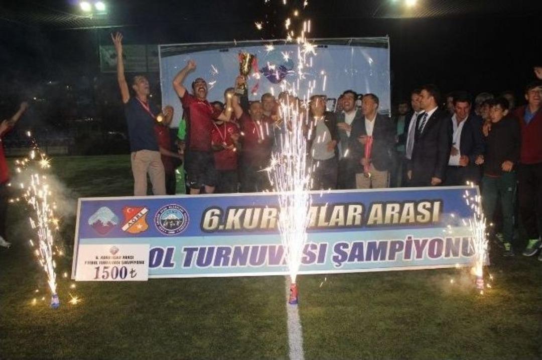 Ağrı&rsquo;da 6. Kurumlar Arası Futbol Turnuvası