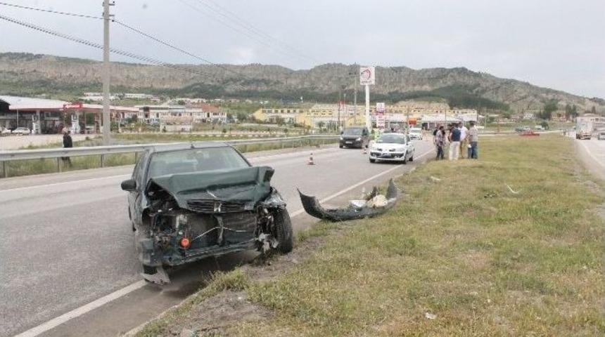 Tosya&rsquo;da Trafik Kazası: 1 Yaralı