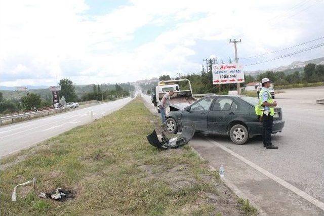 Tosya’da Trafik Kazası: 1 Yaralı