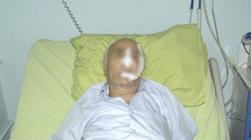 Kocasına Bastonla Vurup Hastanelik Etti