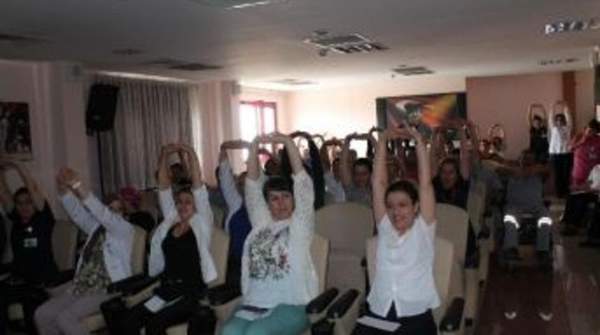 Hastane &Ccedil;alışanlarına Ergonomi Eğitimi Verildi