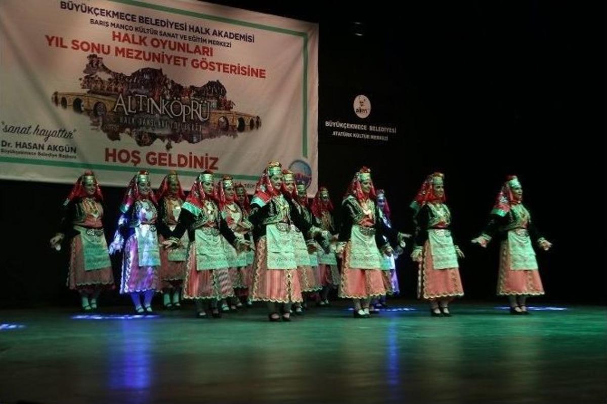 B&uuml;y&uuml;k&ccedil;ekmece&rsquo;de Halk Dansları Fırtınası