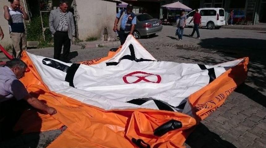 İtfaiyeye Alınan Kurtarma Balonu Hizmete Sunuldu