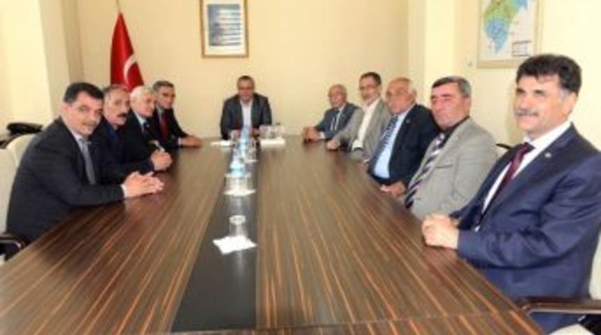 Vali Deniz, İl Genel Meclis &Uuml;yelerine Veda Ziyaretinde Bulundu