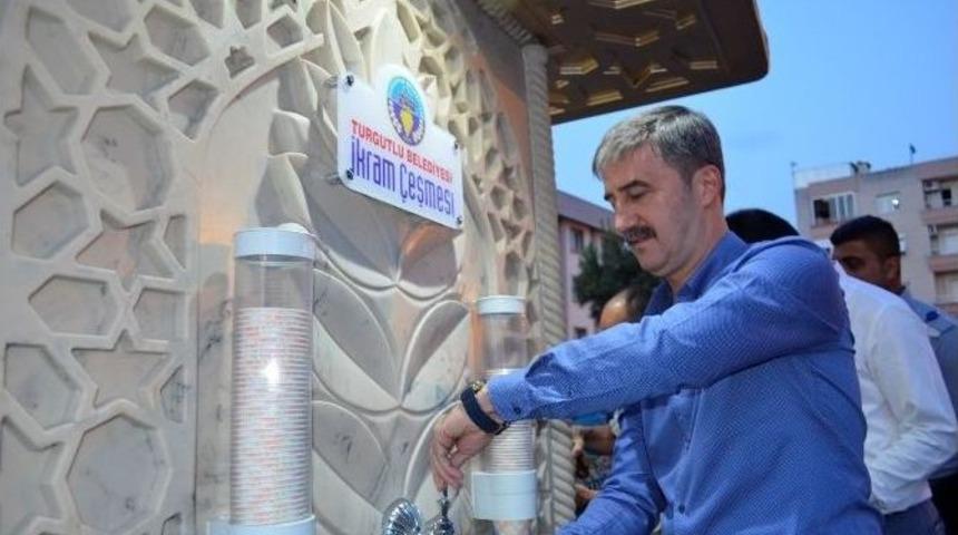 İftar &Ccedil;orbaları İkram &Ccedil;eşmesinden