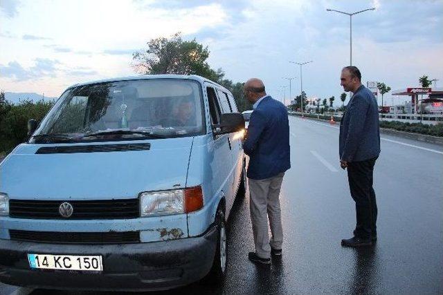 Karaman Polisinden Sürücülere İftar Yemeği