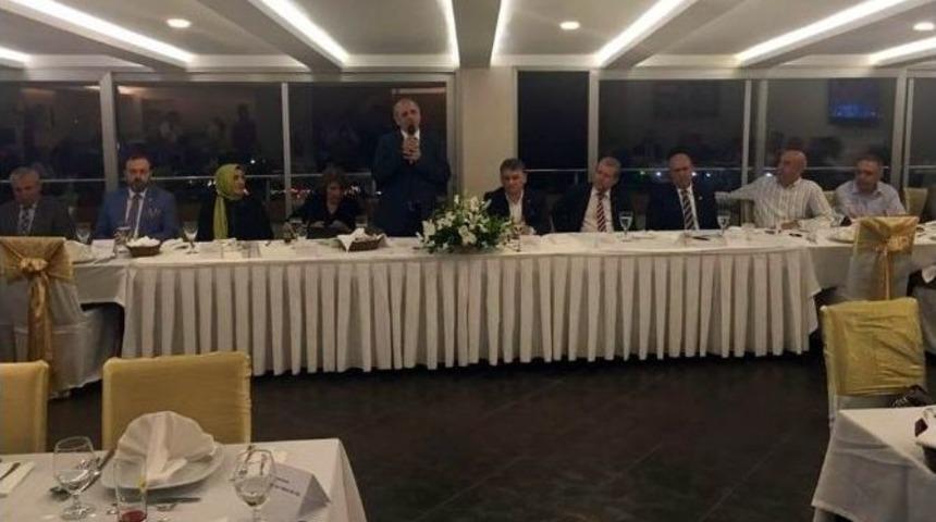 Merkeze Alınan Vali Salihoğlu İ&ccedil;in İftar Yemeği