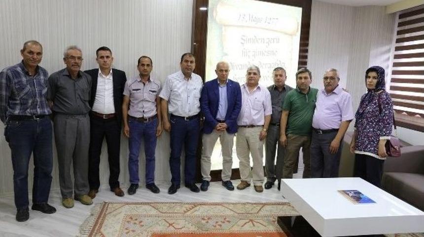 Başkan &Ccedil;alışkan&rsquo;a, Mutlular Sosyal Yardımlaşma Derneği&rsquo;nden Ziyaret