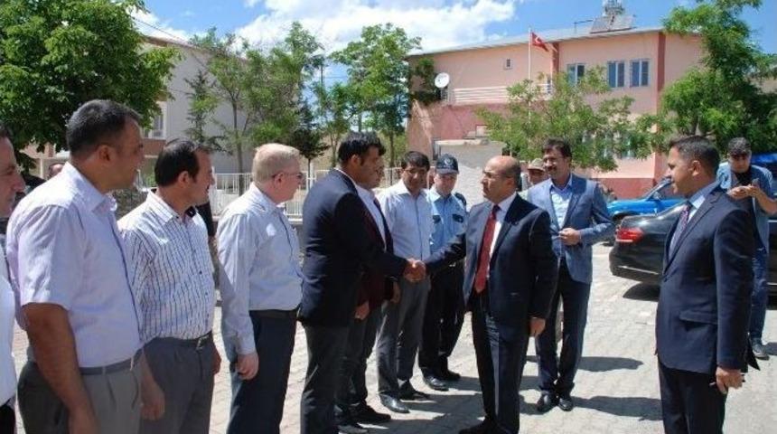 Vali Demirtaş, Veda Ziyaretlerine Sincik Ve &Ccedil;elikhan İle Devam Etti