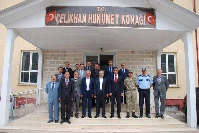 Vali Demirtaş, Veda Ziyaretlerine Sincik Ve Çelikhan İle Devam Etti