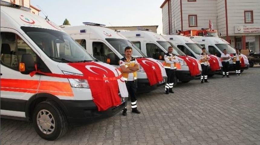 Van&rsquo;da Yeni Ambulanslar Hizmete Girdi