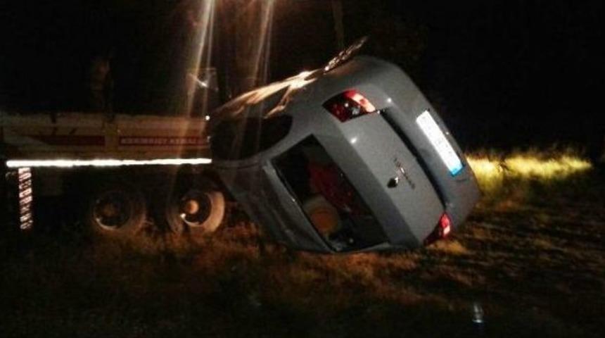 Otomobil Takla Attı: 1 Yaralı