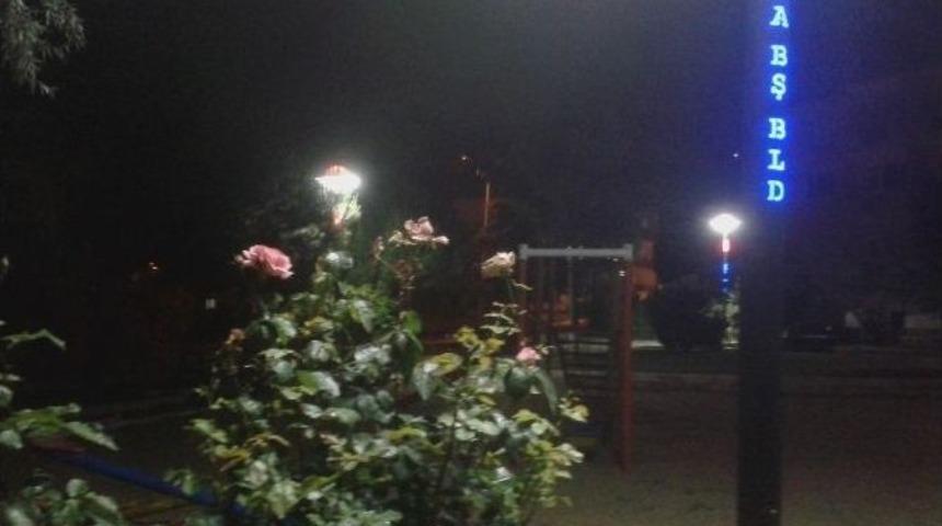 Şehit Polis Lokman &Ccedil;ankaya Parkı&rsquo;na Işıklandırma