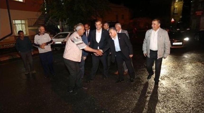 Başkan Memduh B&uuml;y&uuml;kkılı&ccedil; G&uuml;rpınar Mahalle Halkı İle Buluştu