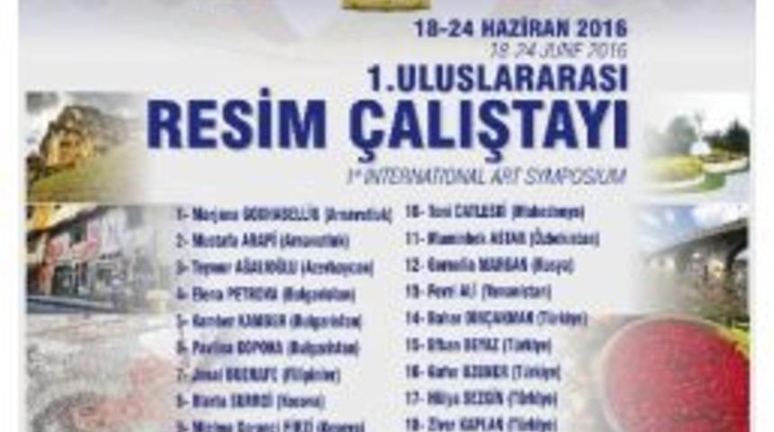 Taşk&ouml;pr&uuml; Belediyesi&rsquo;nden Uluslararası Resim &Ccedil;alıştayı