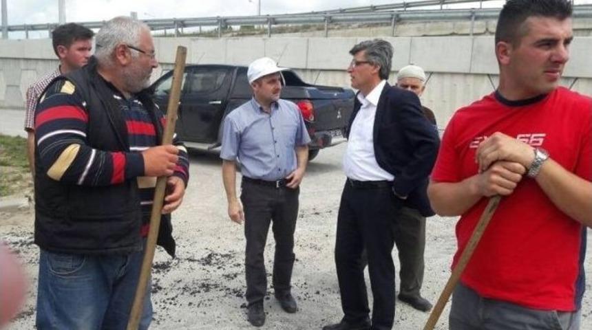 Boz&uuml;y&uuml;k&rsquo;te Asfalt &Ccedil;alışmaları Hız Kazandı