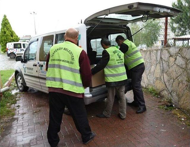 Tekkeköy Belediyesi’nden 2053 Haneye Ramazan Yardımı