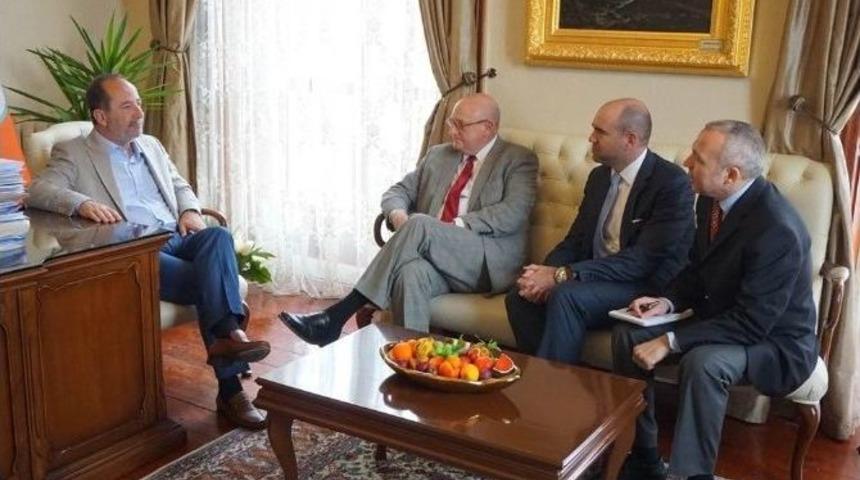 Başkan Gürkan Amerikalı Misafirleri Ağırladı
