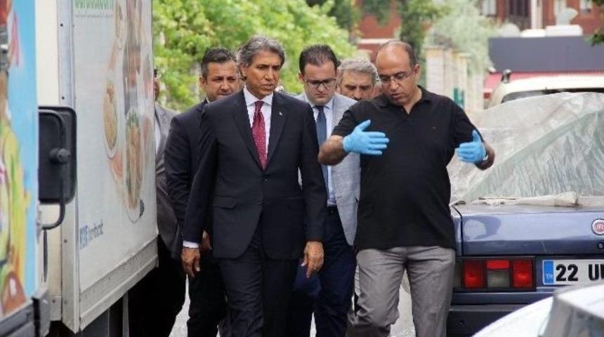 Başkan Mustafa Demir, Patlamanın Olduğu B&ouml;lgede İncelemelerde Bulundu