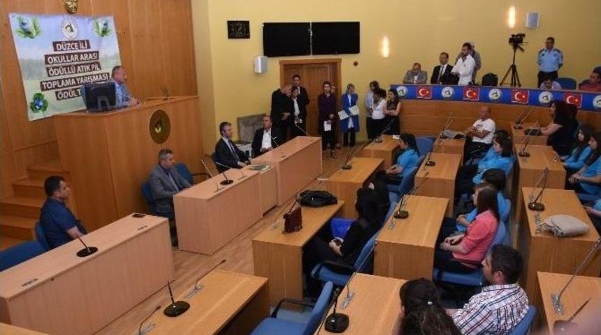 Atık Pil Toplama Yarışması &Ouml;d&uuml;l T&ouml;reni