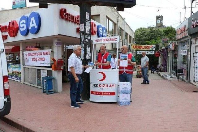 Sinop’ta Kızılay’dan Yardım Kampanyası