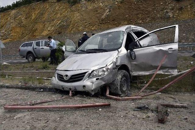 Gümüşhane’de Kaza: 1 Yaralı