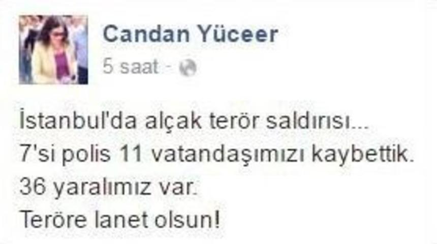 Tekirdağlı Vekillerden Ter&ouml;re Tepki