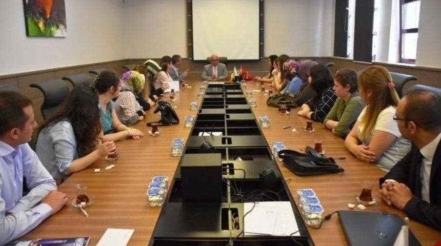 Aday &Ouml;ğretmenler Başkan Eşkinat İle Buluştu