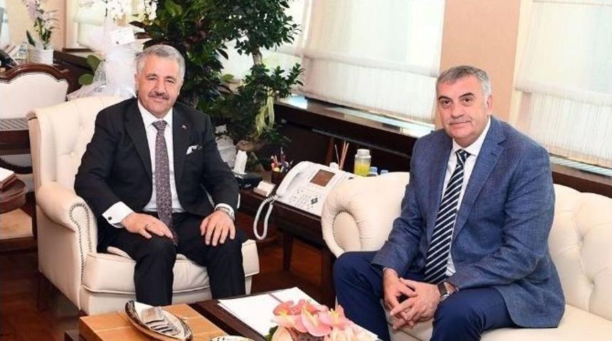 Başkan To&ccedil;oğlu&rsquo;ndan Bakan Ahmet Arslan&rsquo;a Ziyaret