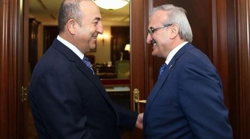 Vali Karaloğlu&rsquo;ndan Bakan &Ccedil;avuşoğlu&rsquo;na Ziyaret