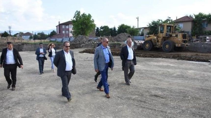 Katlı Pazaryerinin Zemin &Ccedil;alışmaları Yapıldı