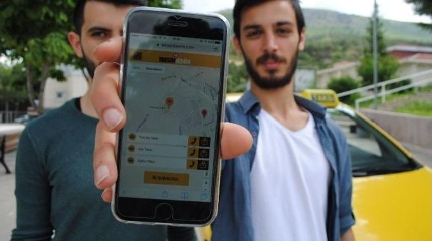 Üniversitelilerden Mobil Taksi Çağırma Uygulaması