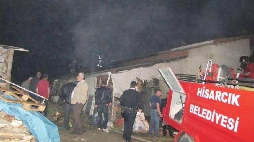 Hisarcık&rsquo;ta Yangın