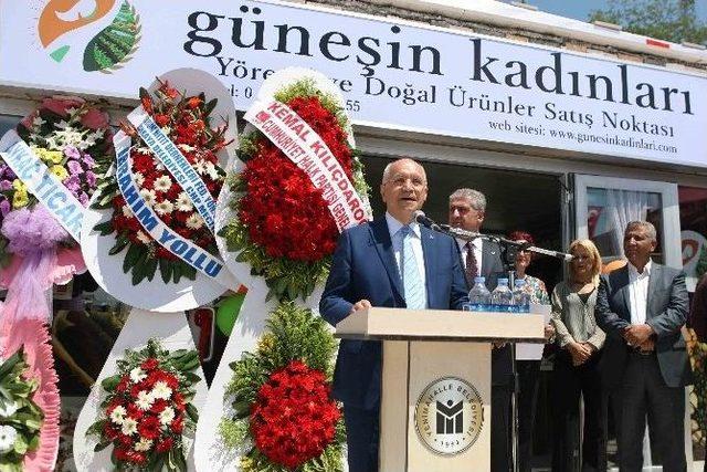 Güneşin Kadınları Yöresel Ve Doğal Ürünler Satış Merkezi Açıldı